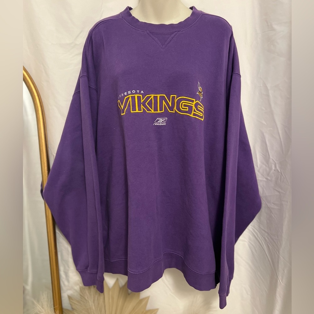 Oversized Vikings Crewneck Sweater